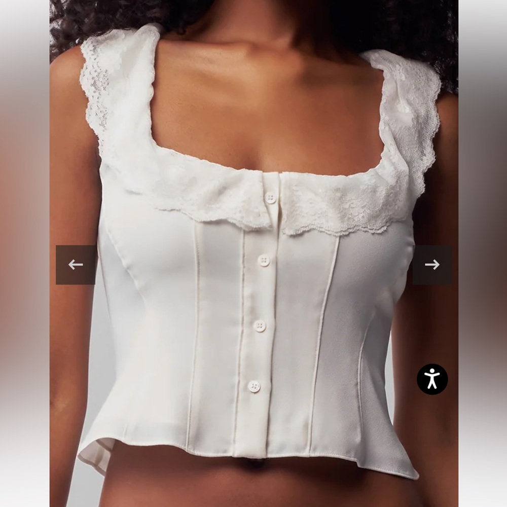 White guizio Paloma top